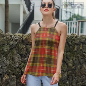 Buchanan Old Set Weathered Tartan Loose Halter Neck Camisole