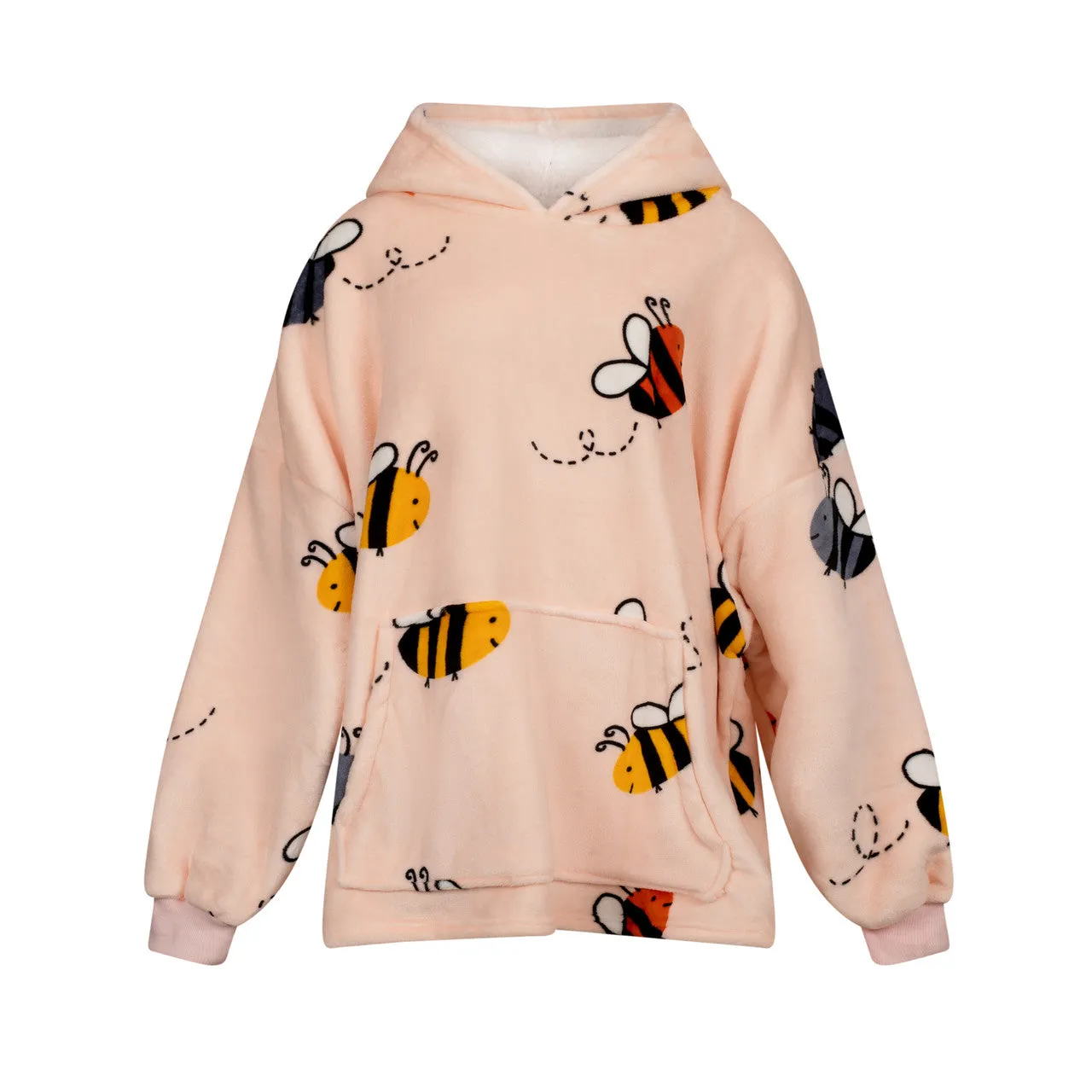 Bumble Bees Oversized Blanket Hoodie