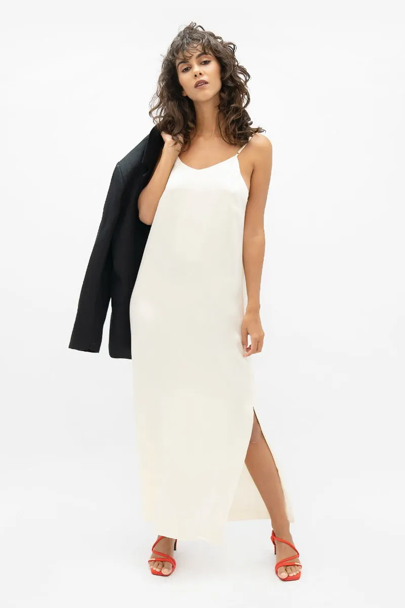 Calabar  - Slip Dress - Pearl