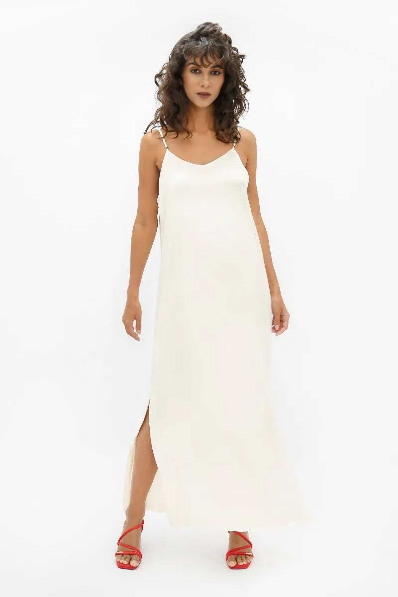 Calabar  - Slip Dress - Pearl