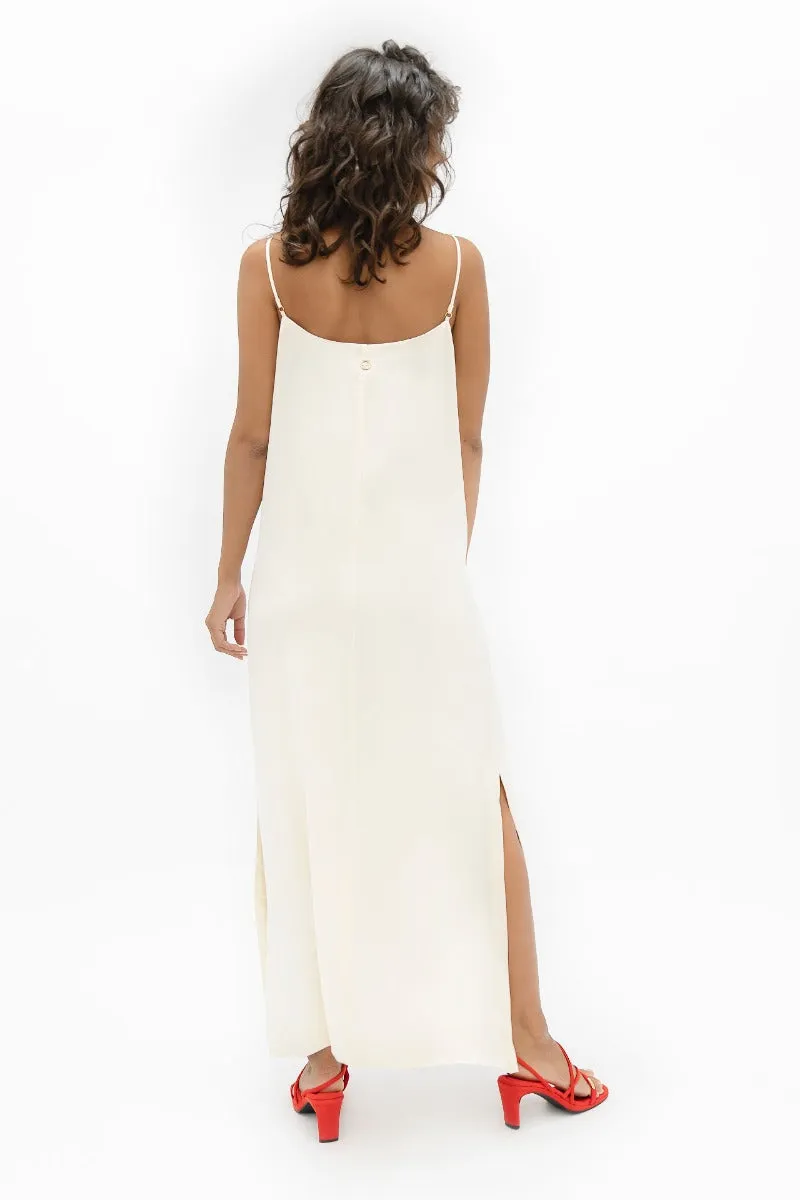 Calabar  - Slip Dress - Pearl