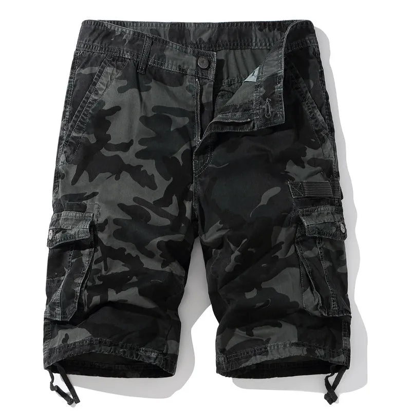 Camo Cargo Shorts Men