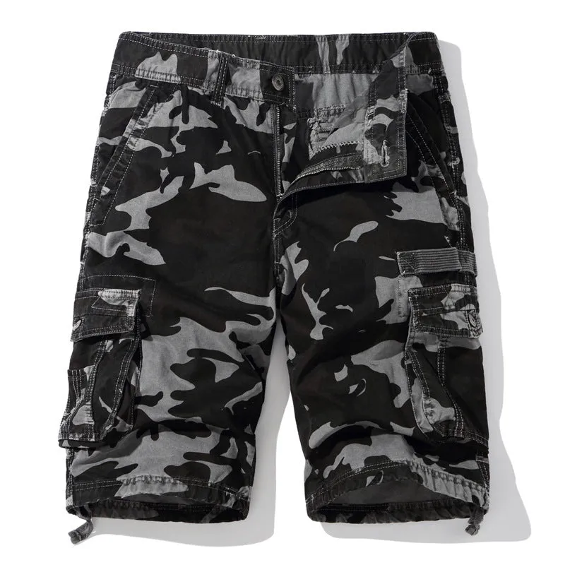 Camo Cargo Shorts Men