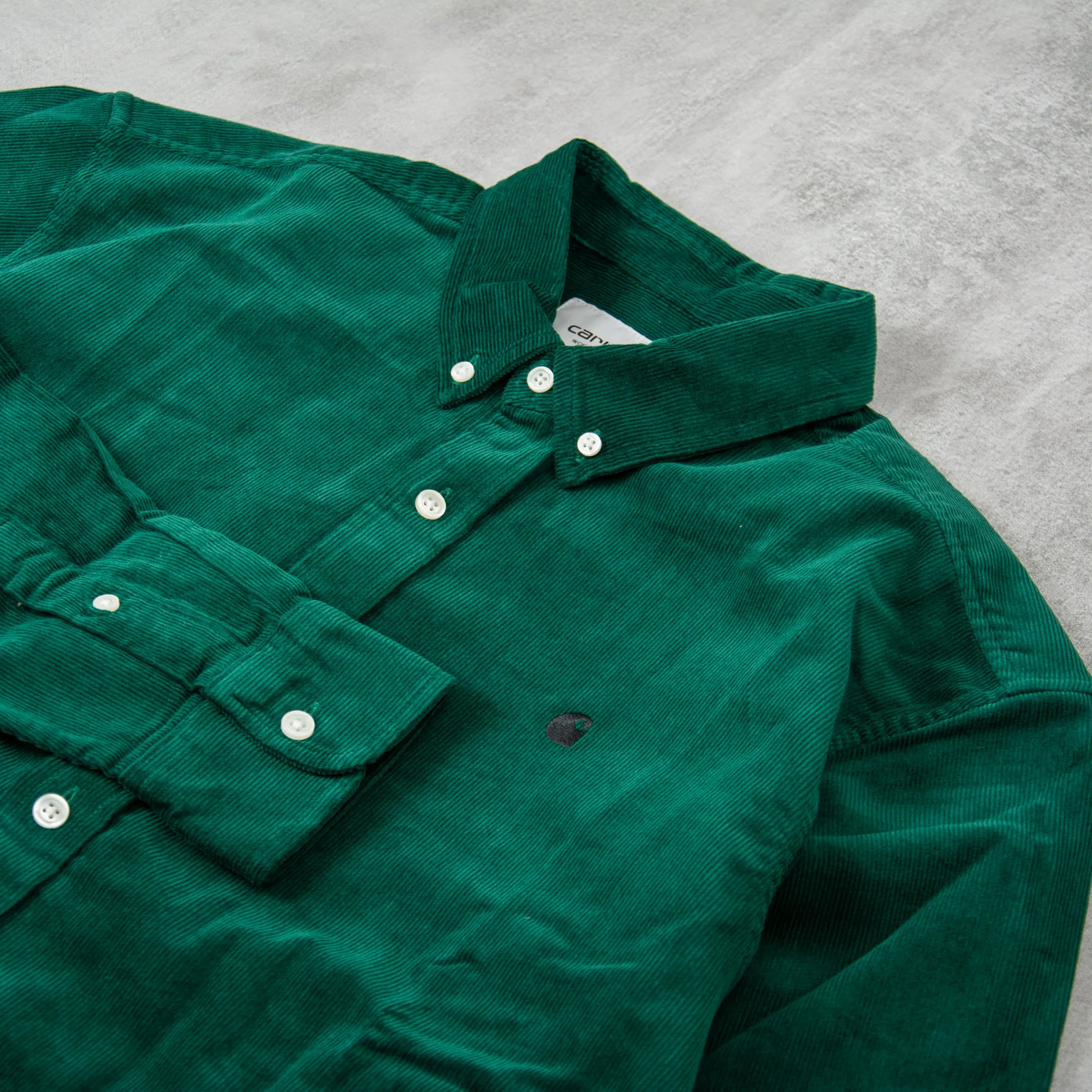 Carhartt WIP Madison Fine Cord L/S Shirt - Chervil