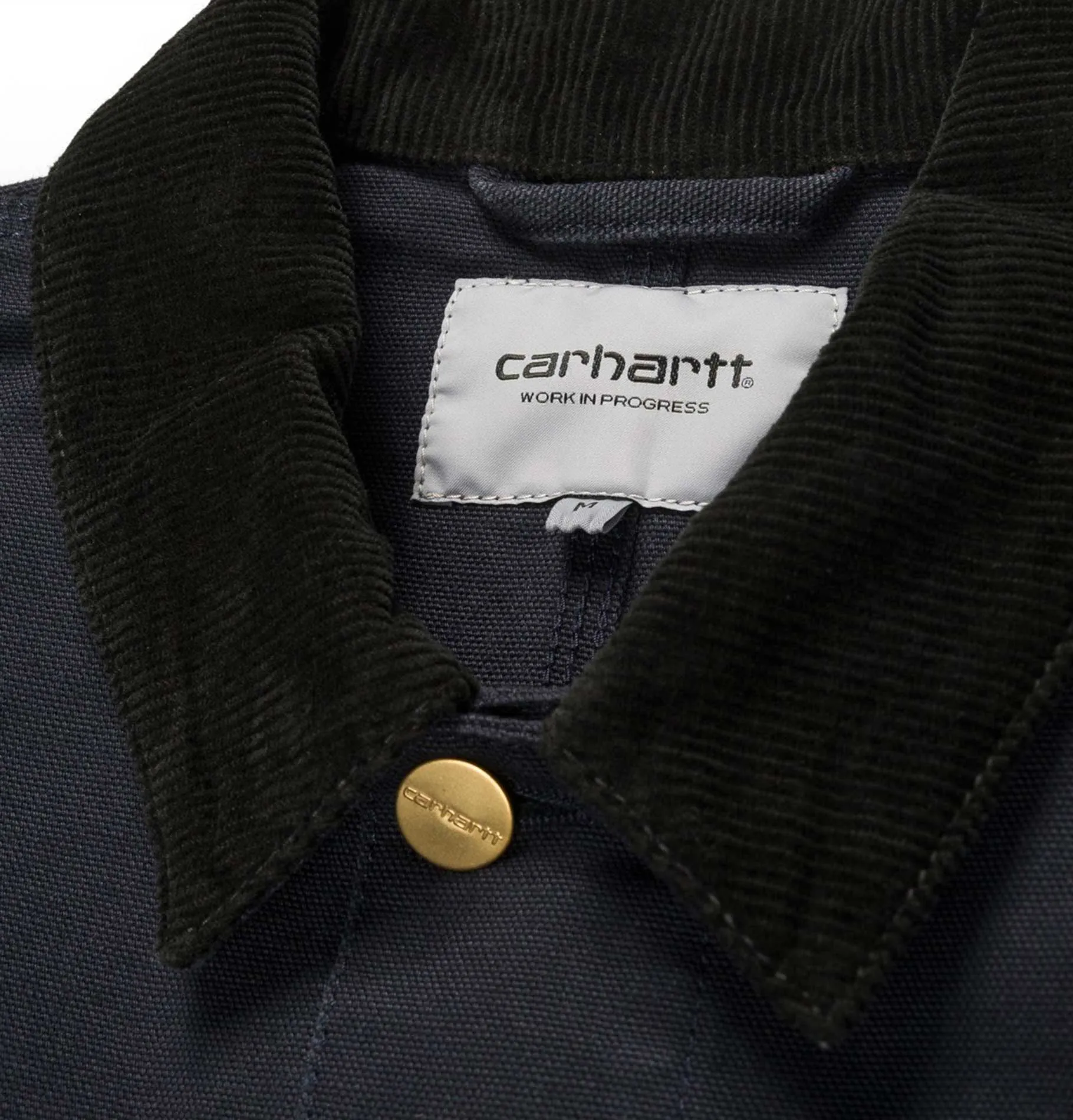 Carhartt WIP Michigan Chore Coat - Dark Navy/Black Rinsed