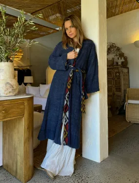 'Cinta' Coat, Indigo.