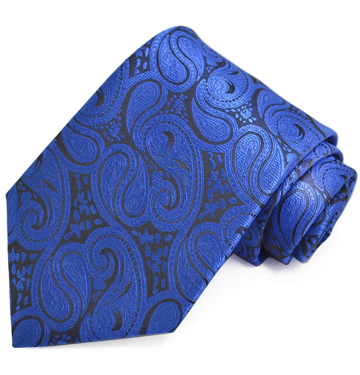 Classic Royal Blue Paisley Tuxedo Vest Set