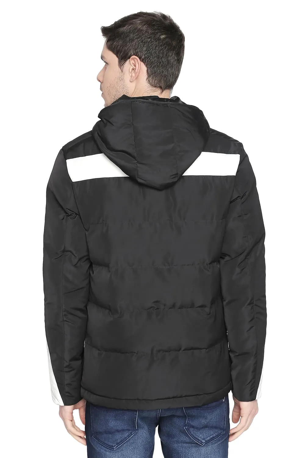 Comfort Fit Puffer Jacket With Detachable Hood