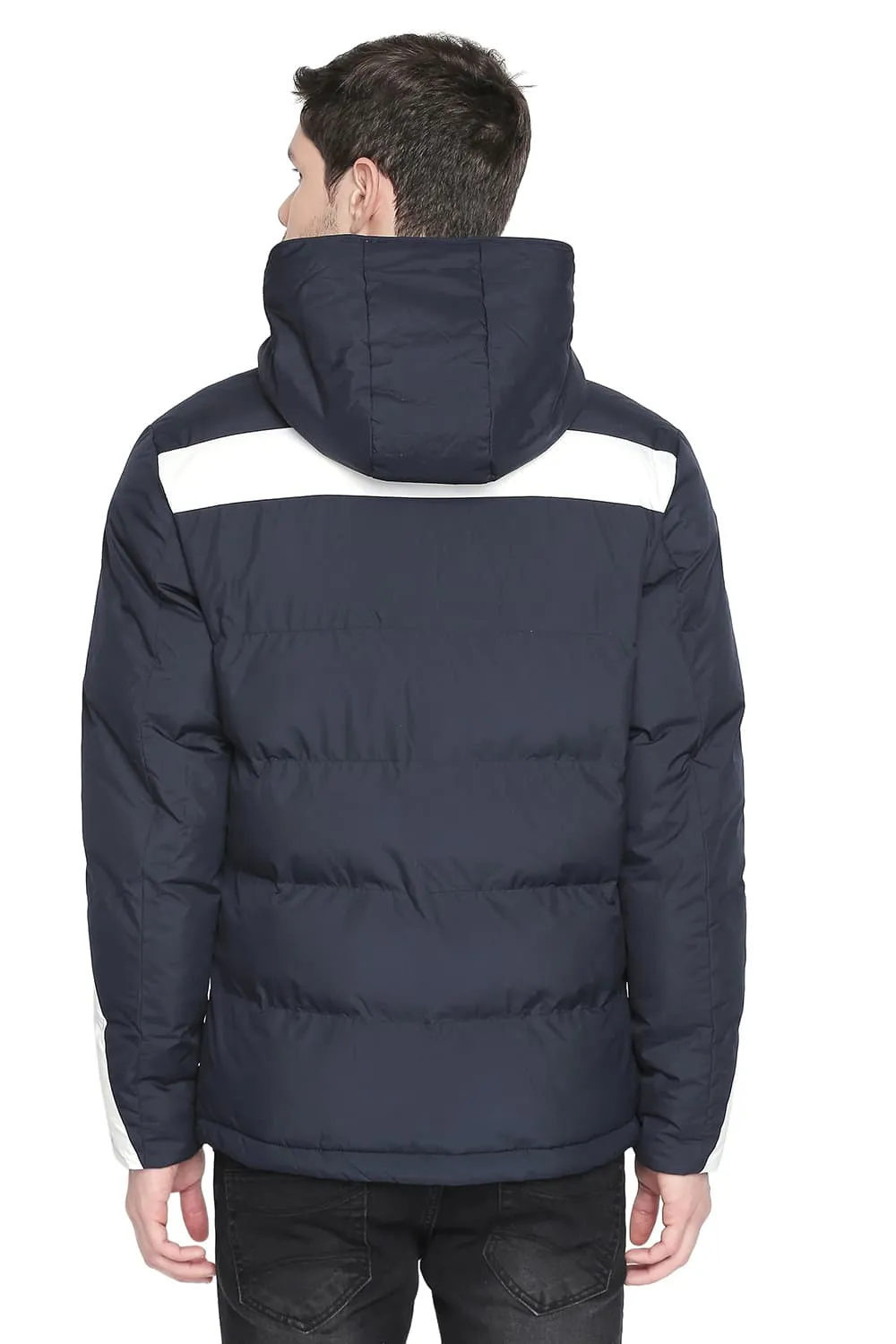 Comfort Fit Puffer Jacket With Detachable Hood