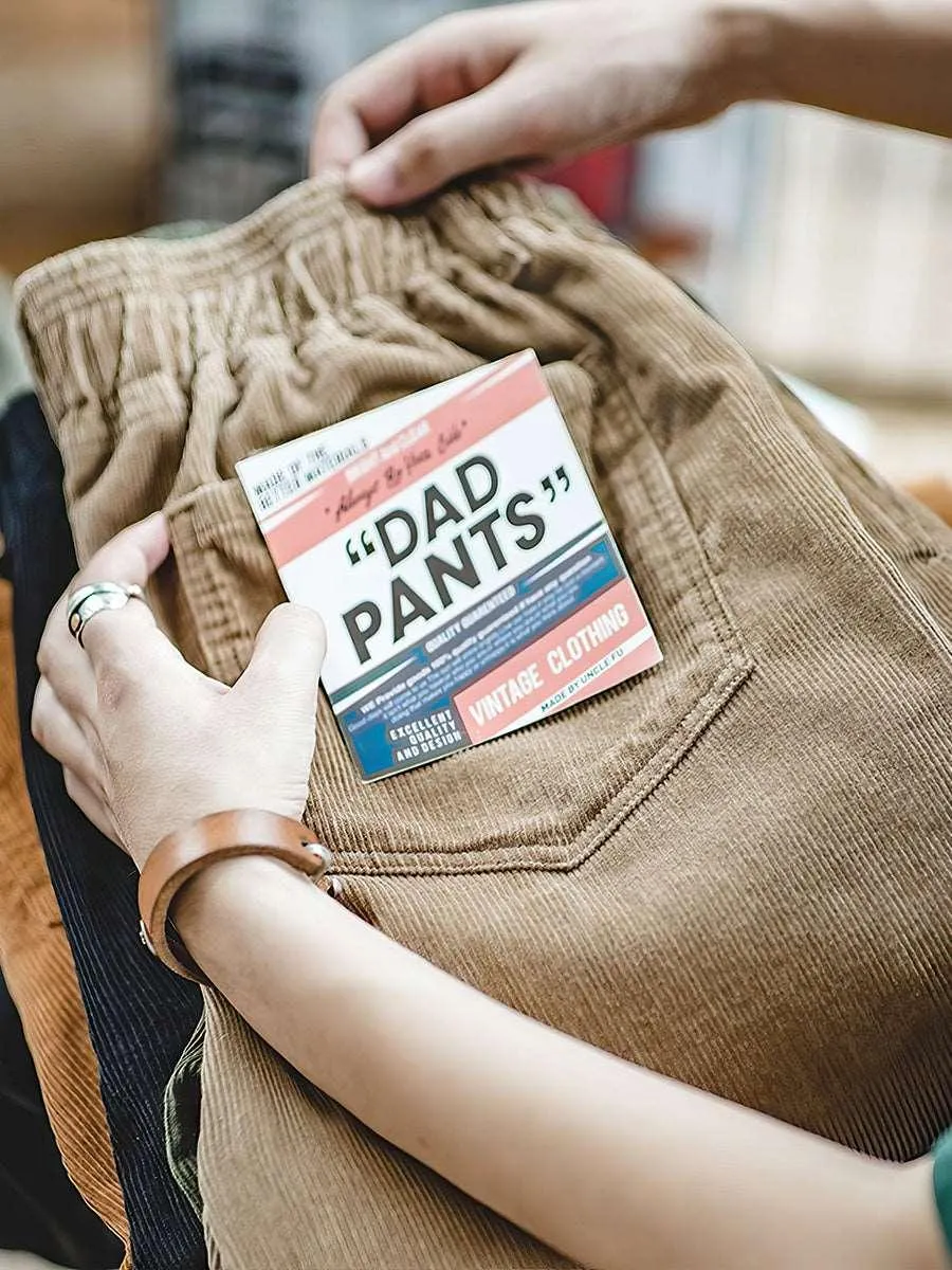 Corduroy Casual Dad Pants