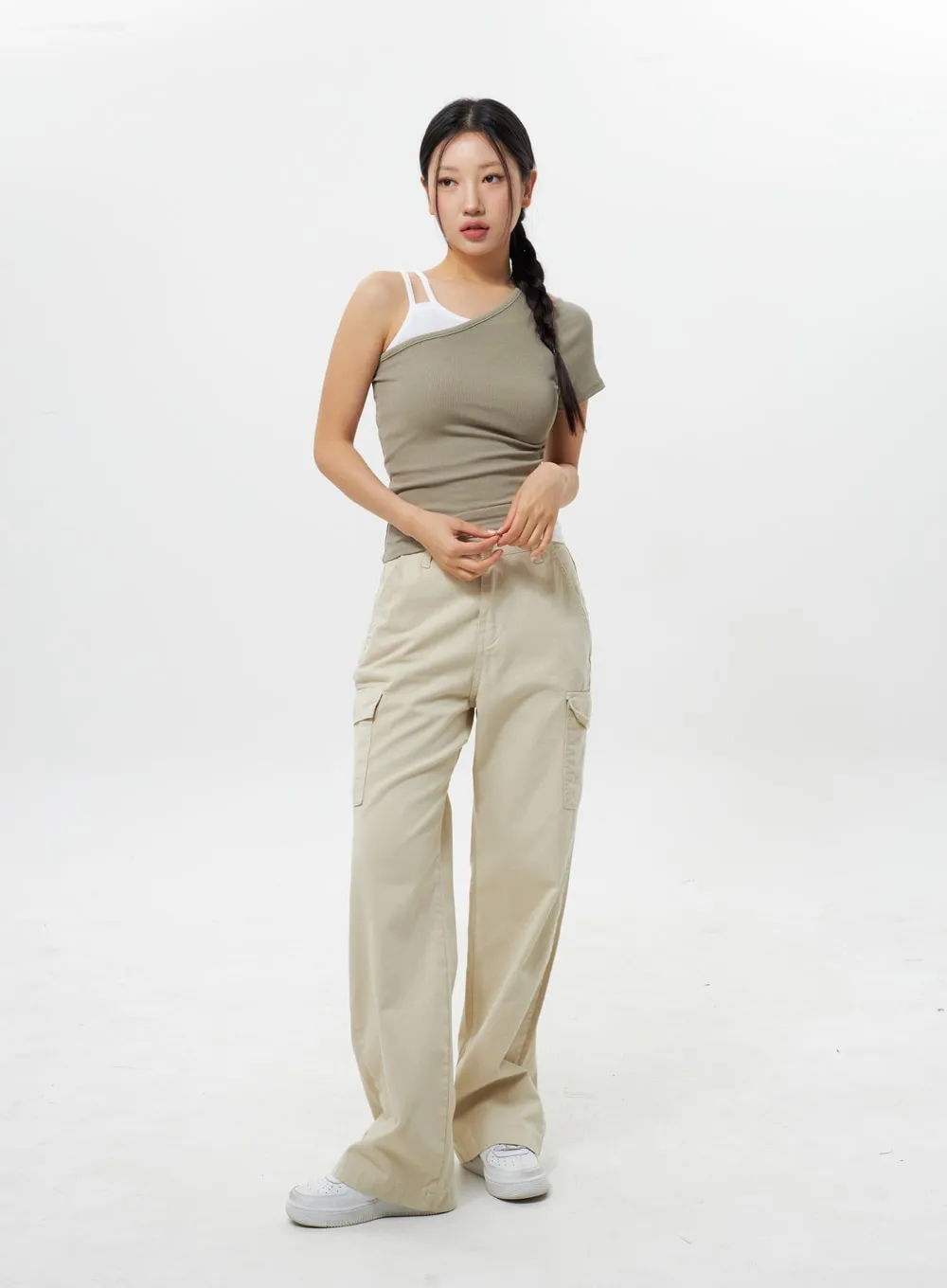 Cotton Cargo Pants IY312