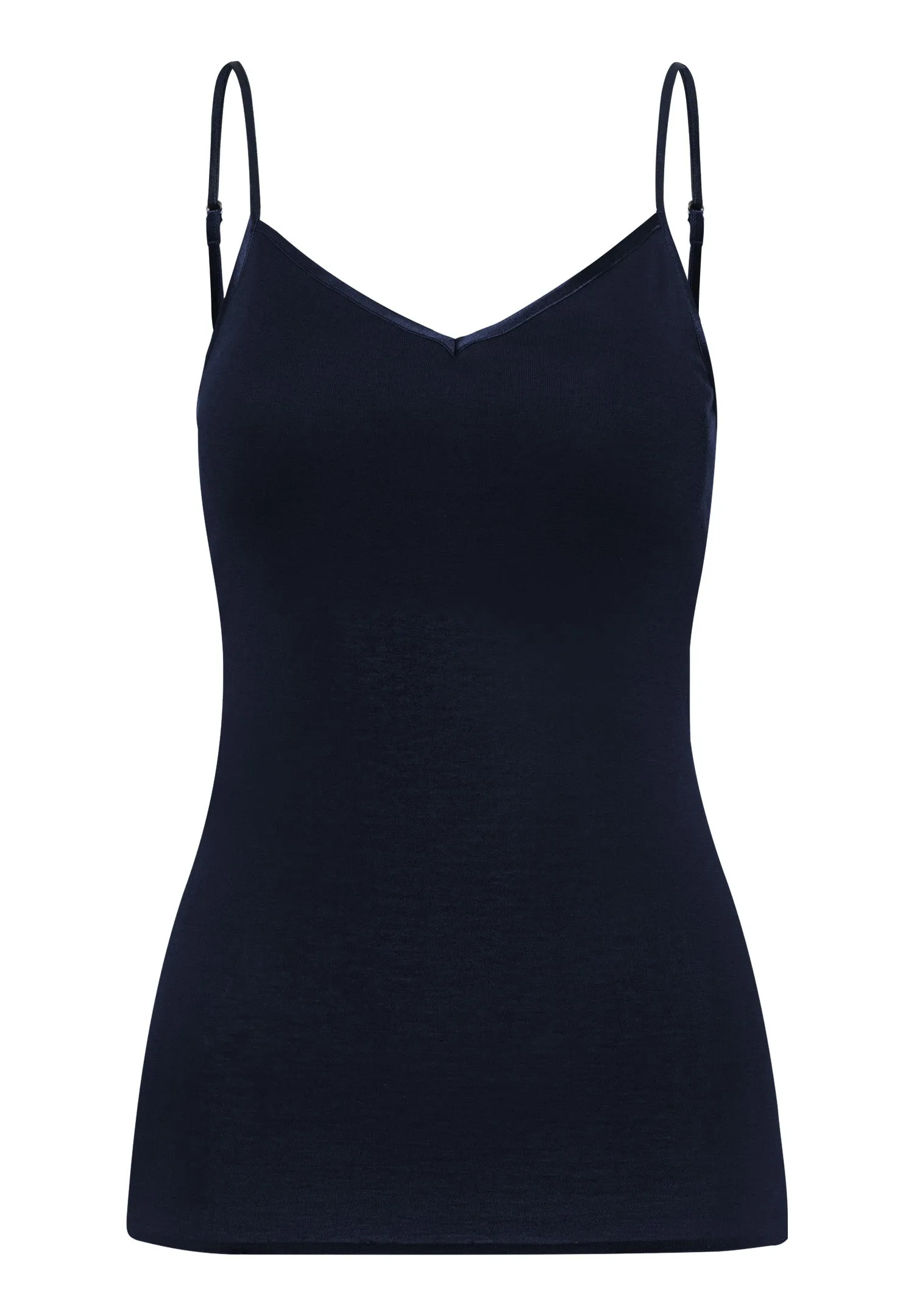 Cotton Seamless Padded Cotton Camisole | Deep Navy 71605-1610