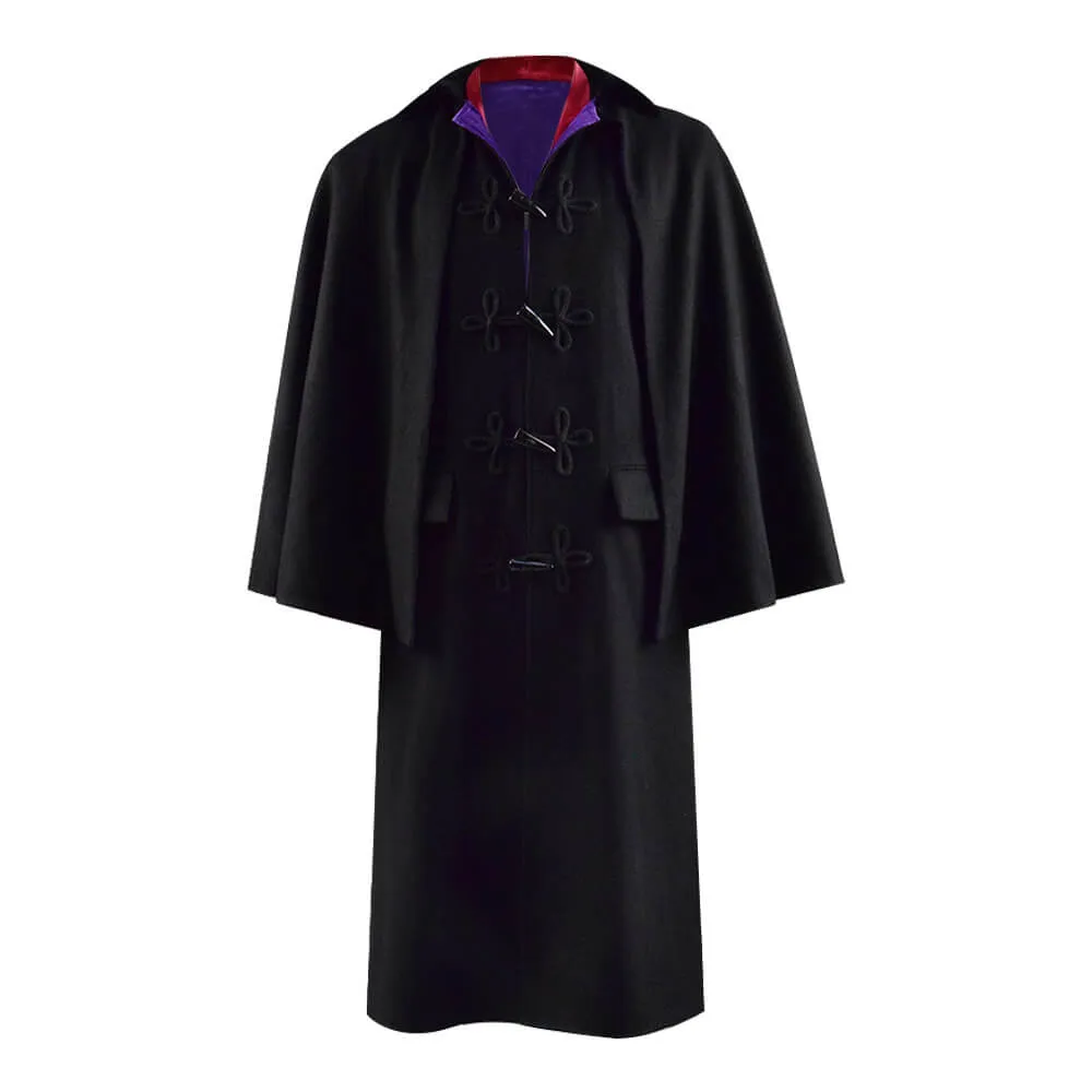 Doctor Who Third 3rd Doctor Cape Cloak Red Jacket Coat Cosplay Costume