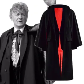 Doctor Who Third 3rd Doctor Jacket Coat Cape Cloak Cosplay Costume