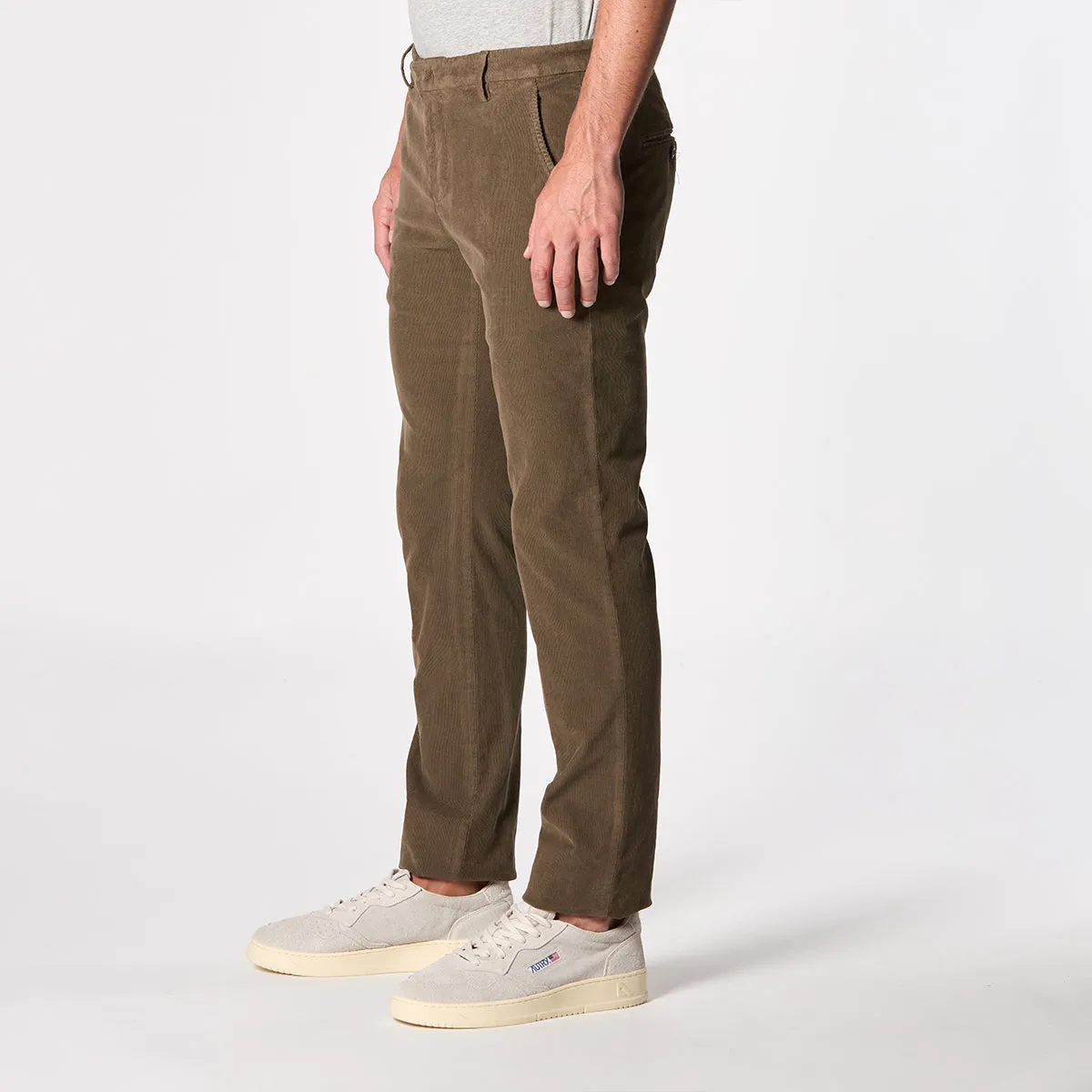 DONDUP TROUSERS UP166 VS0028 PTD 637 GREEN