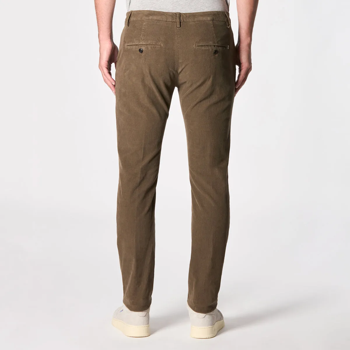 DONDUP TROUSERS UP166 VS0028 PTD 637 GREEN