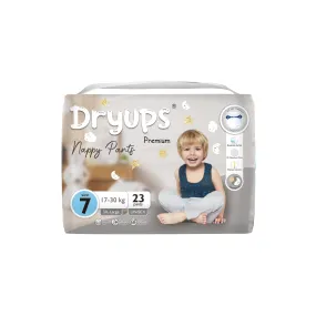 Dryups Premium Nappy Pants Unisex Size 7 3X-Large (17-30kg)