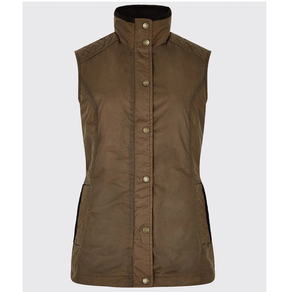 Dubarry Pakenham Wax Gilet Jacket Ginger