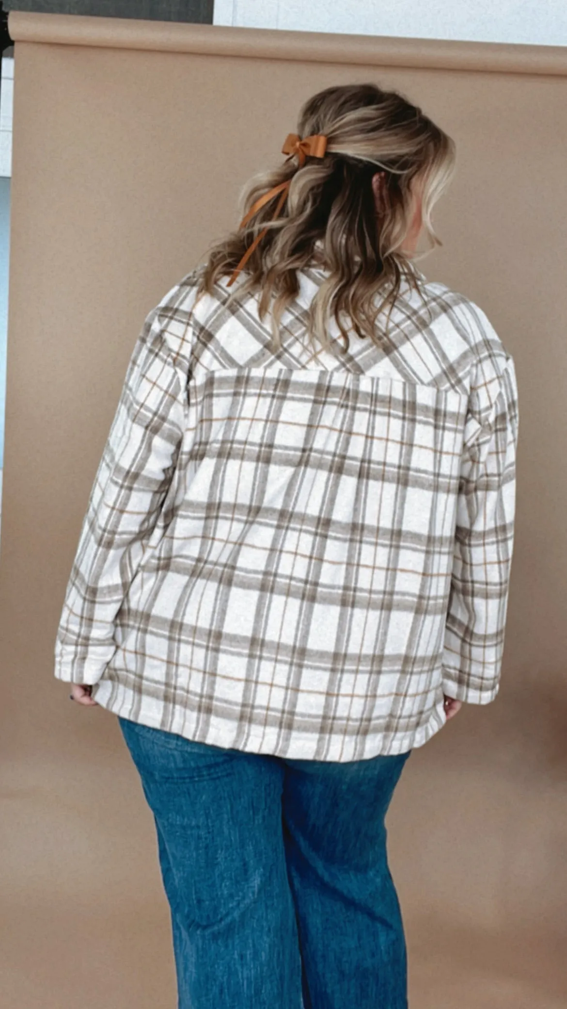 Ella Plaid Shacket, Multi