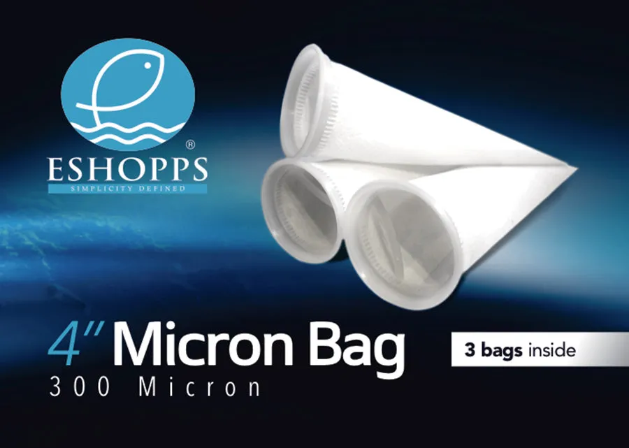 Eshopps 4 Inch Round 200 Micron Bag