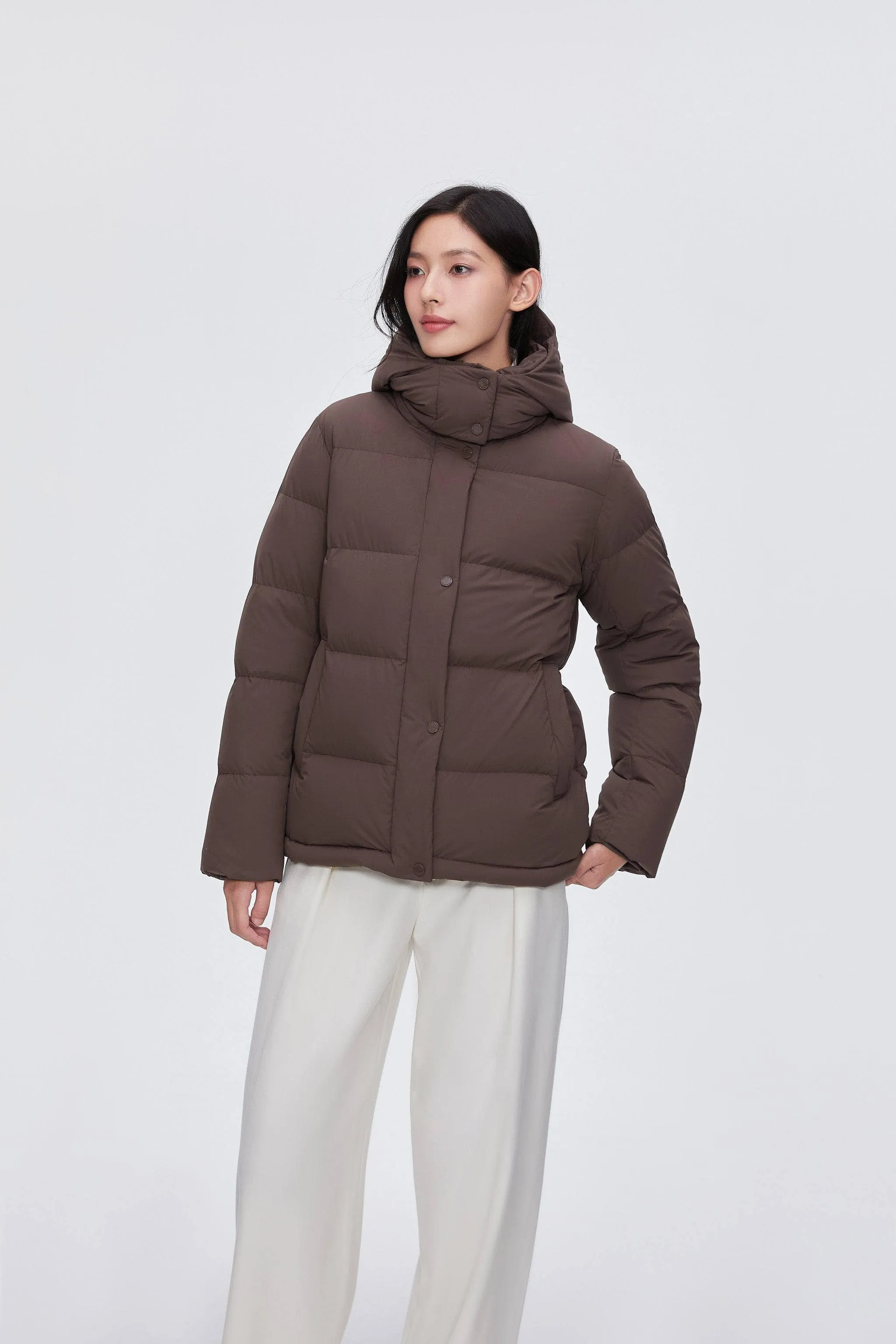 Feel the Cloud women’s down jacket with detachable hood