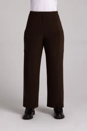 Flounce Relaxed Cargo Pant | Chocolate