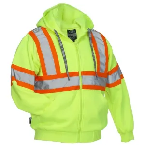 FORCEFIELD - Lime Hi Vis Safety Hoodie