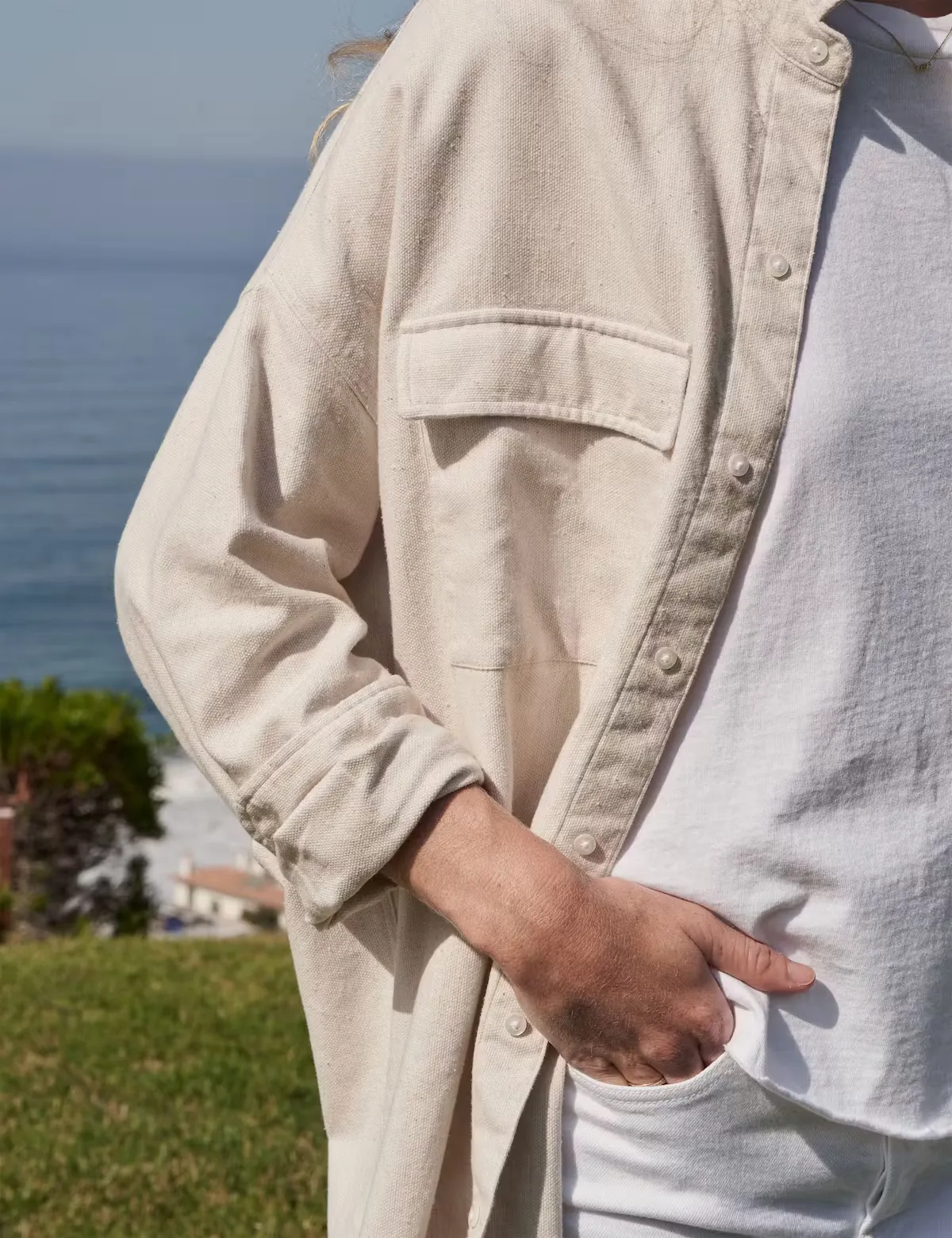 Frank & Eileen - Mcloghlin Shirt Jacket in Natural