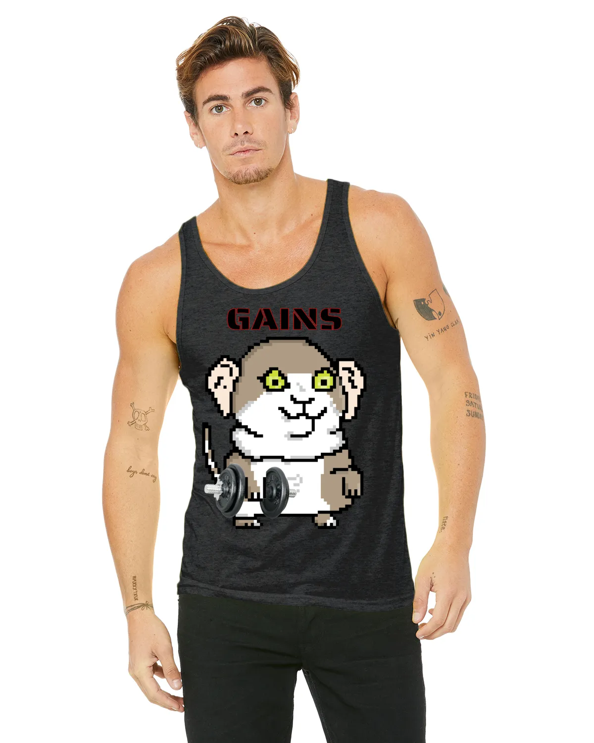 Gerbil Gains  Tank Top(Unisex)