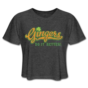 Gingers Do It Better! Women's Cropped T-Shirt