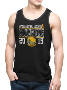 Golden State Warriors 2015  Finals Champions 47 Brand Black Tank Top