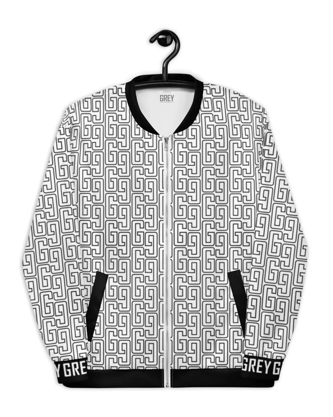 GREYGANG Signature Pattern Bomber Jacket