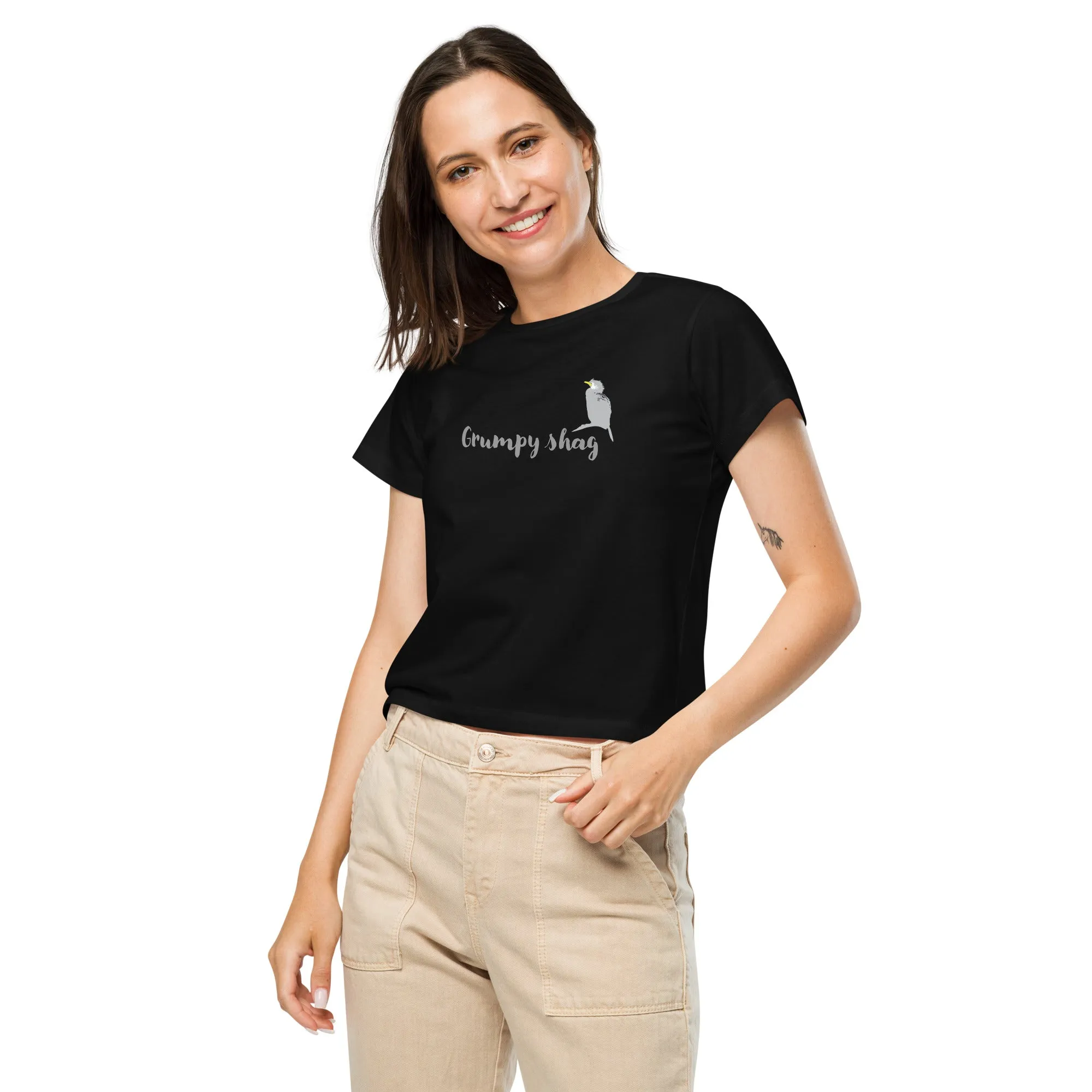 Grumpy shag Women’s high-waisted t-shirt