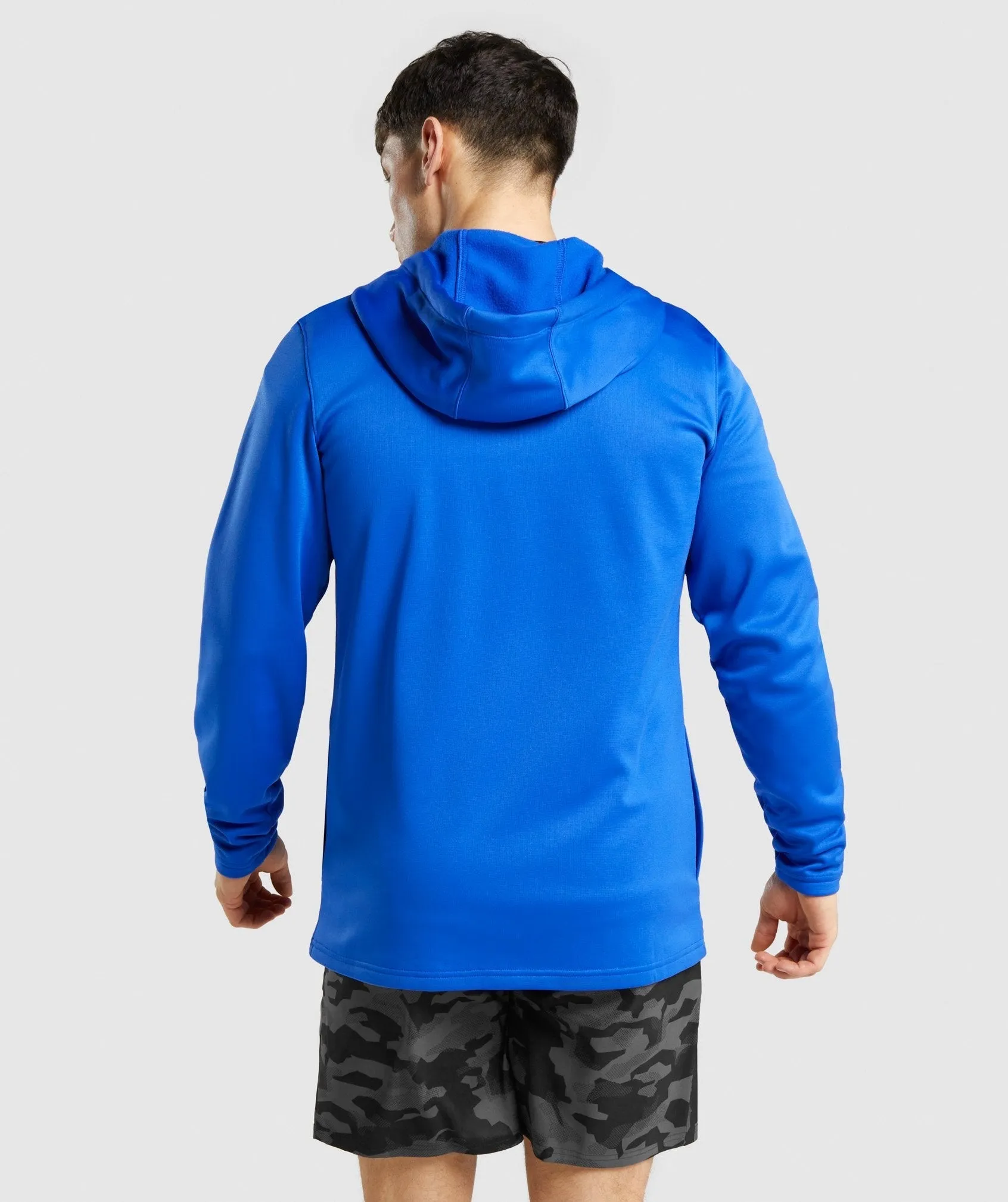 Gymshark Arrival Zip Up Hoodie - Blue