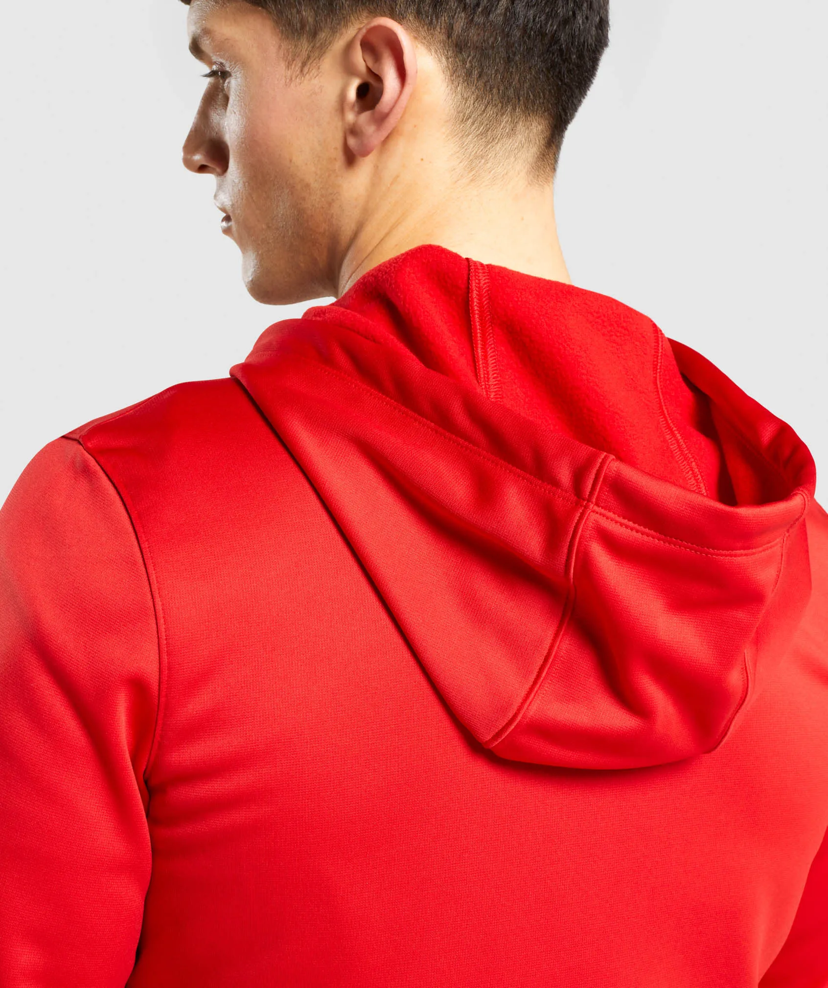 Gymshark Arrival Zip Up Hoodie - Red