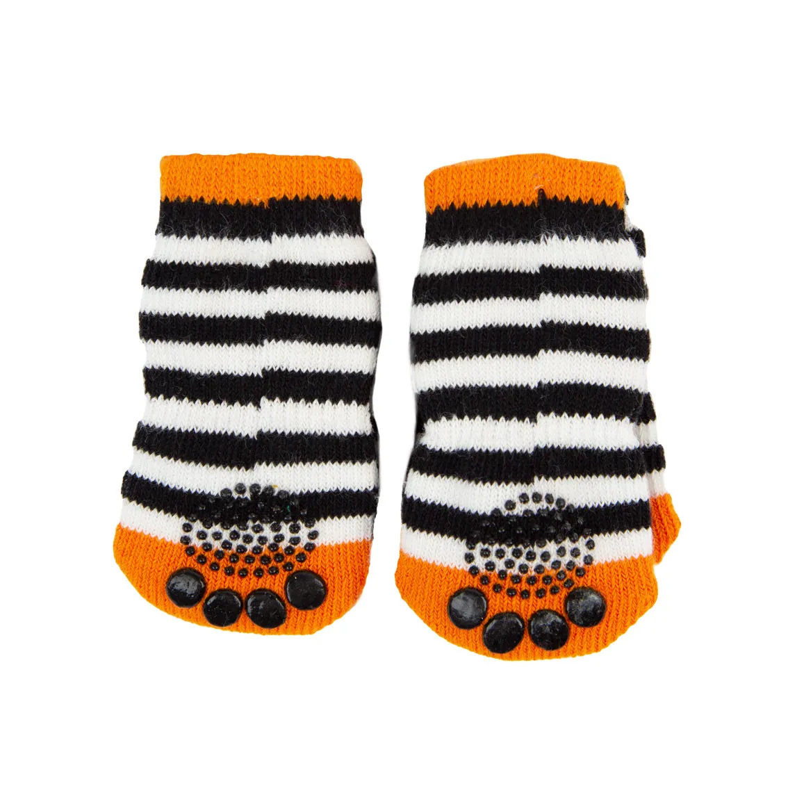 Halloween Pumpkin Fancy Dress Dog Socks - 4 Pack