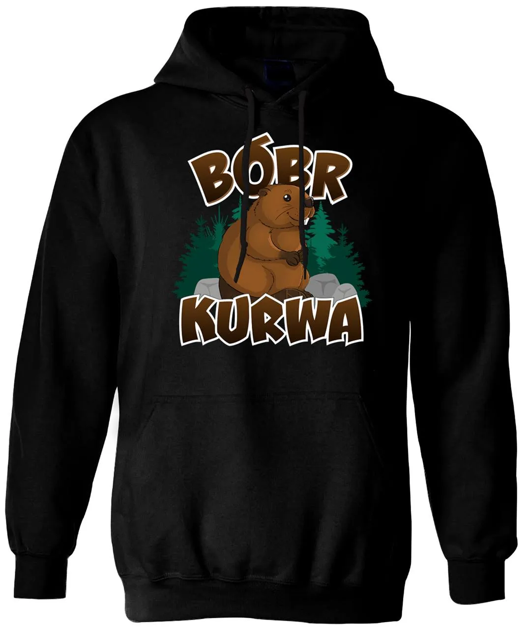 Hoodie - Bóbr Kurwa (Biber)