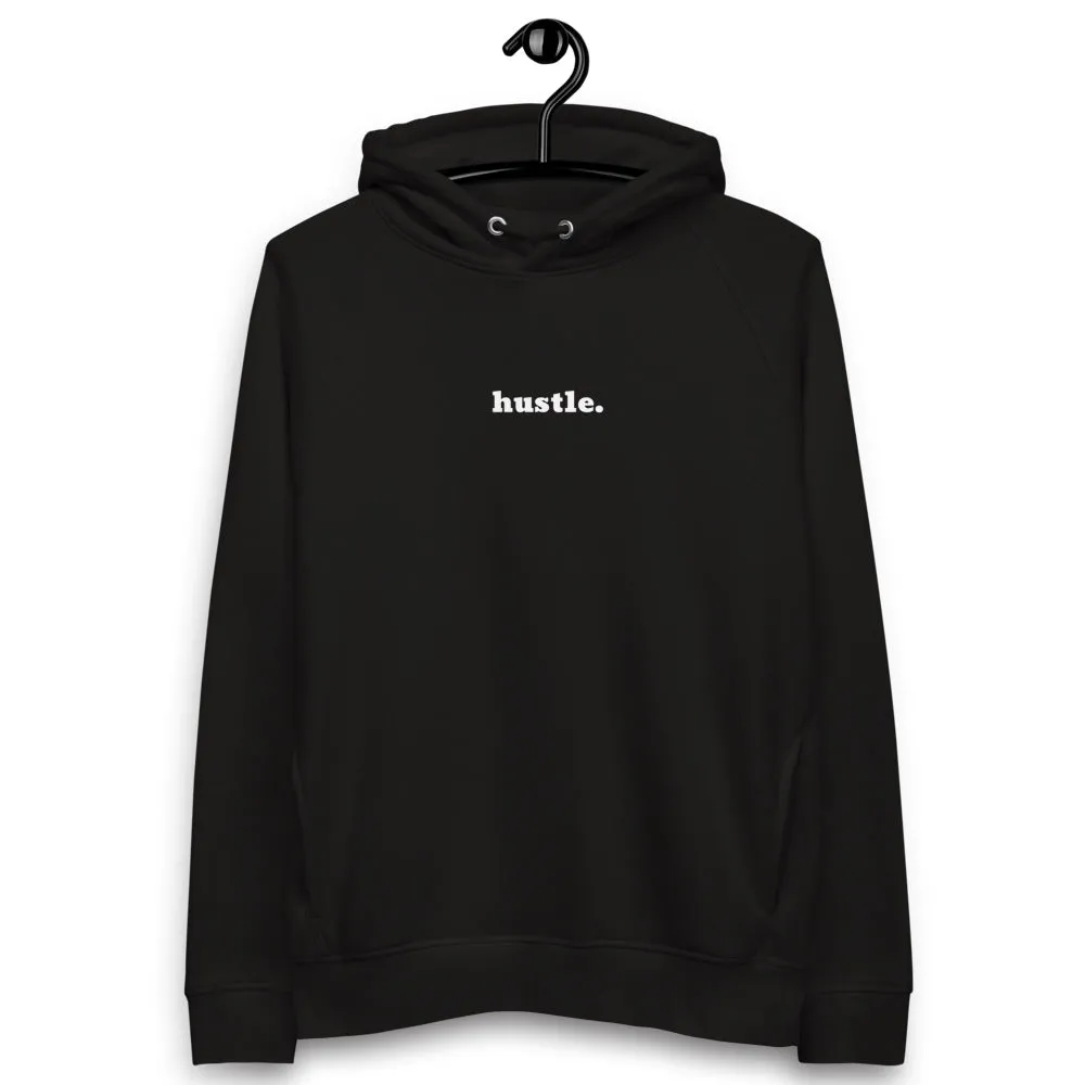 Hustle Eco Hoodie in Black