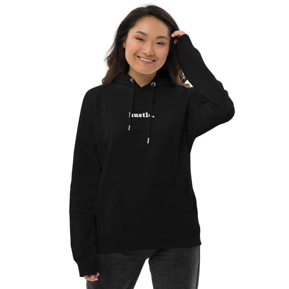 Hustle Eco Hoodie in Black