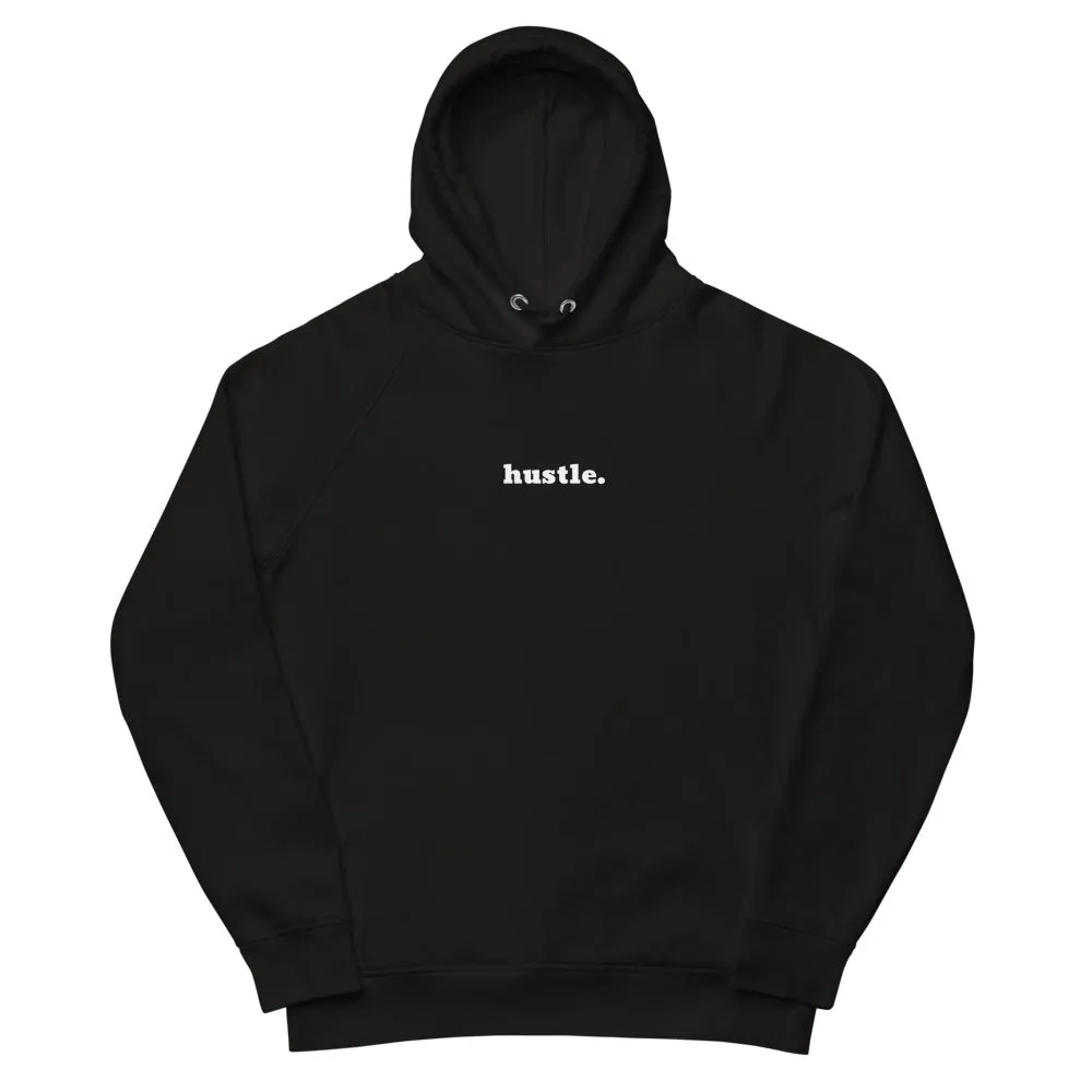 Hustle Eco Hoodie in Black