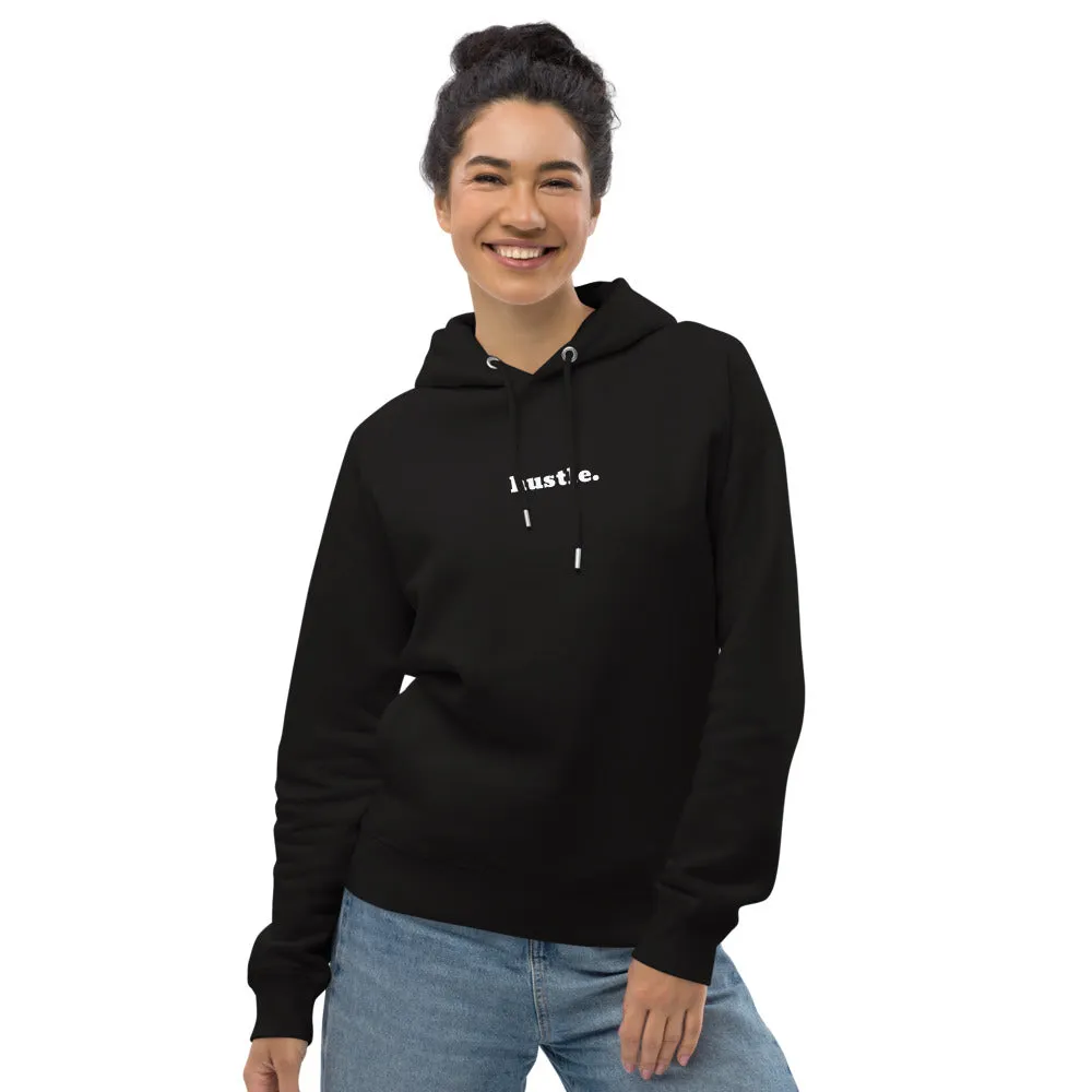 Hustle Eco Hoodie in Black