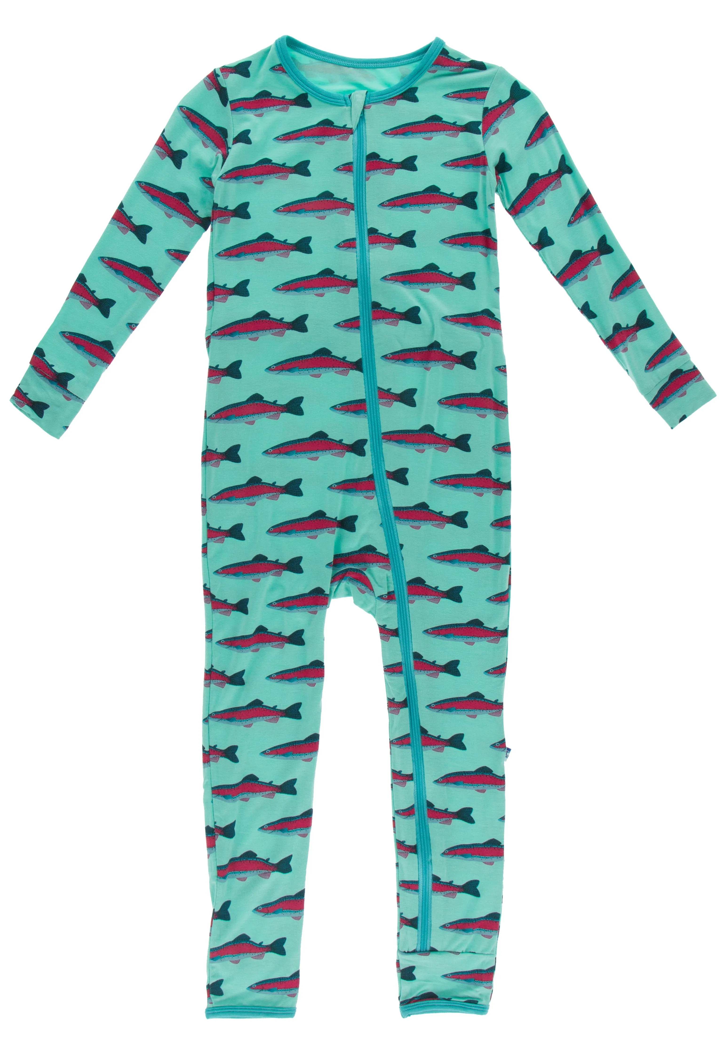 KicKee Pants Glass Rainbow Trout Coverall with Zipper