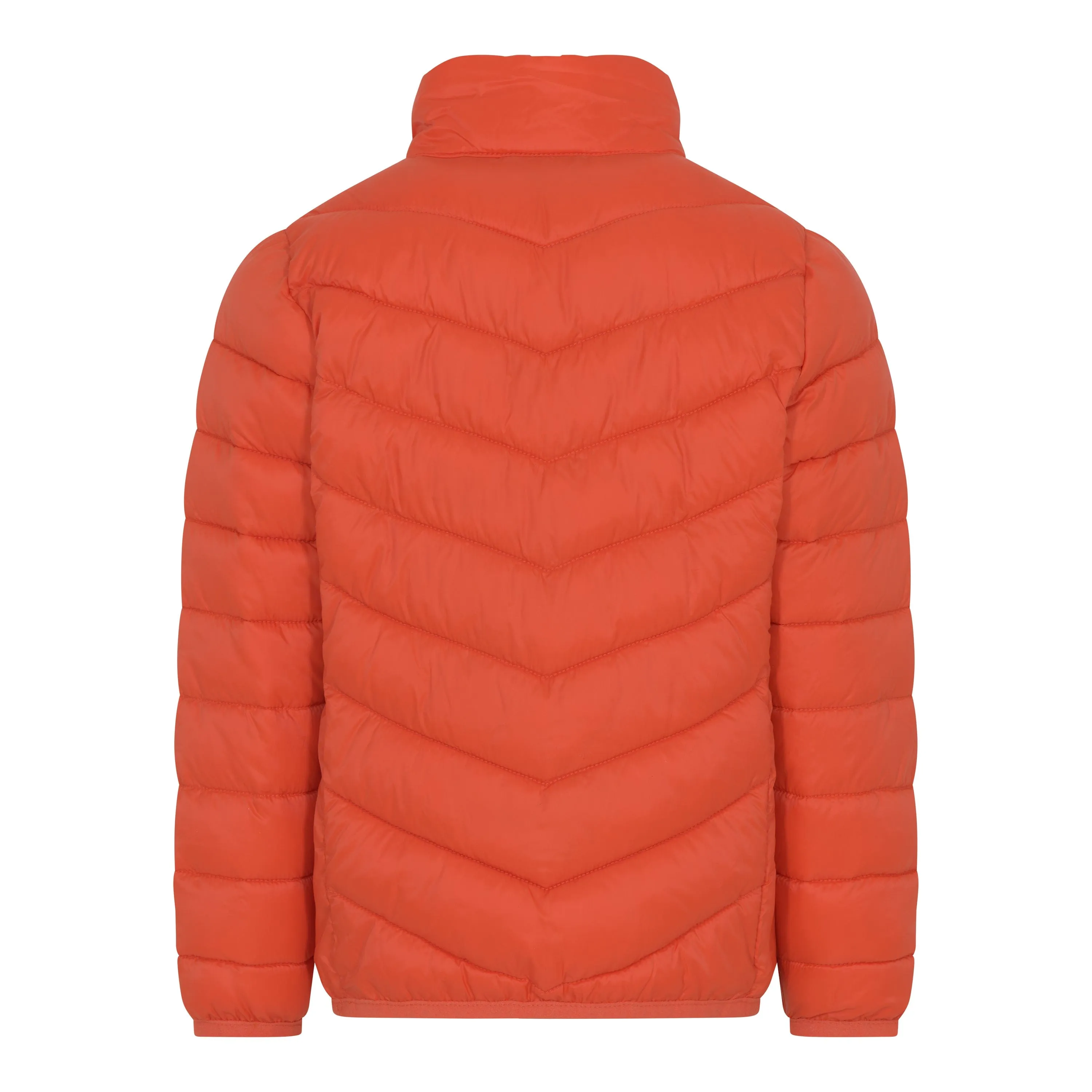 Kids Lightweight Puffer Jacket: Red Clay