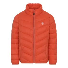 Kids Lightweight Puffer Jacket: Red Clay