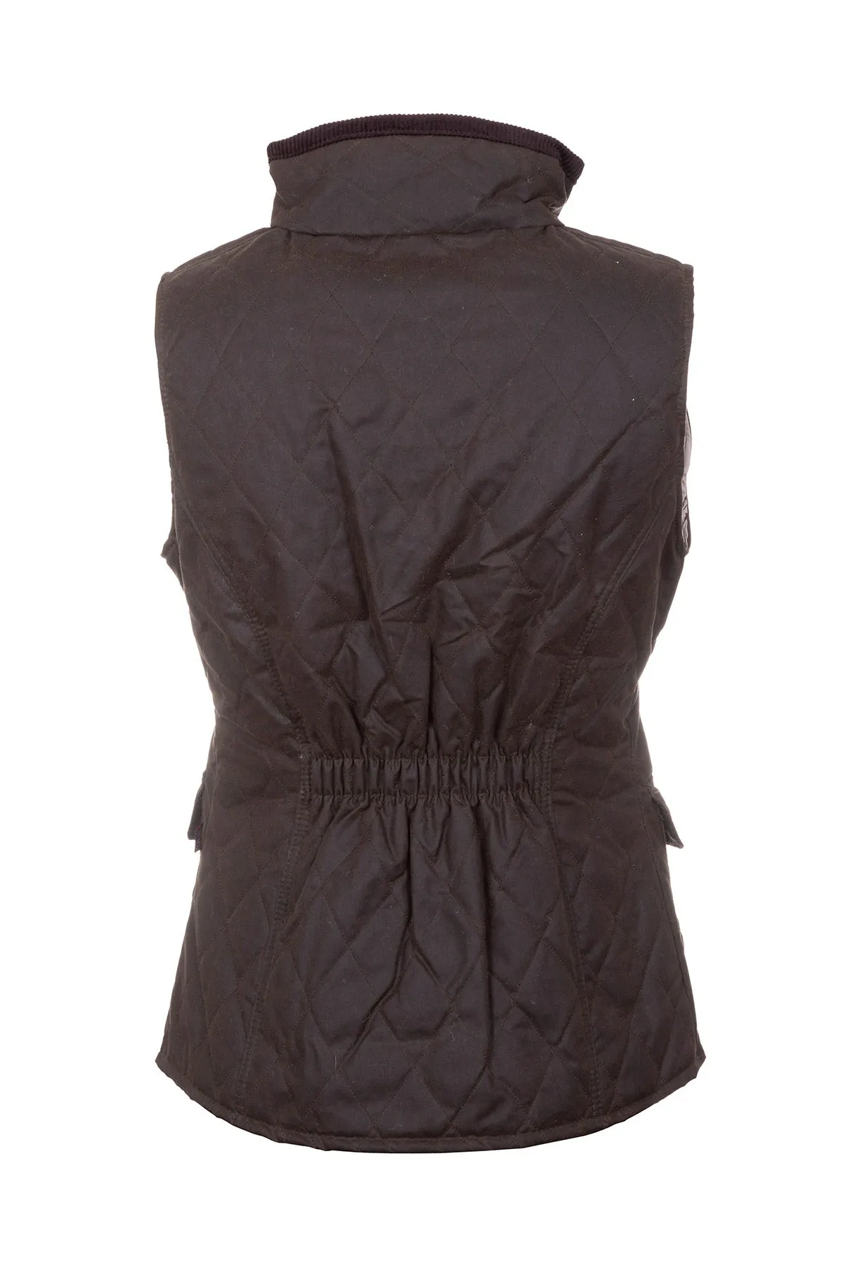 Ladies Diamond Quilted Wax Waistcoat II