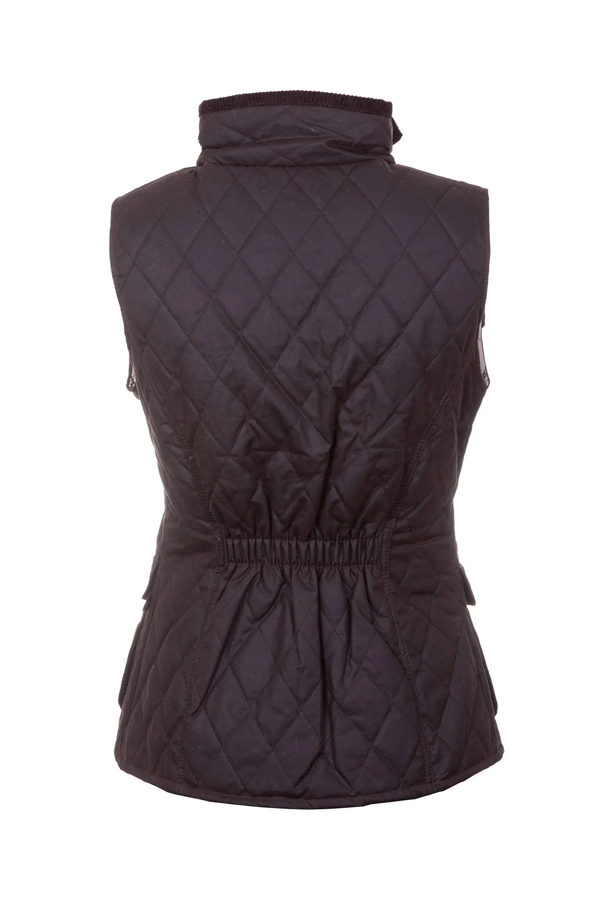 Ladies Diamond Quilted Wax Waistcoat II