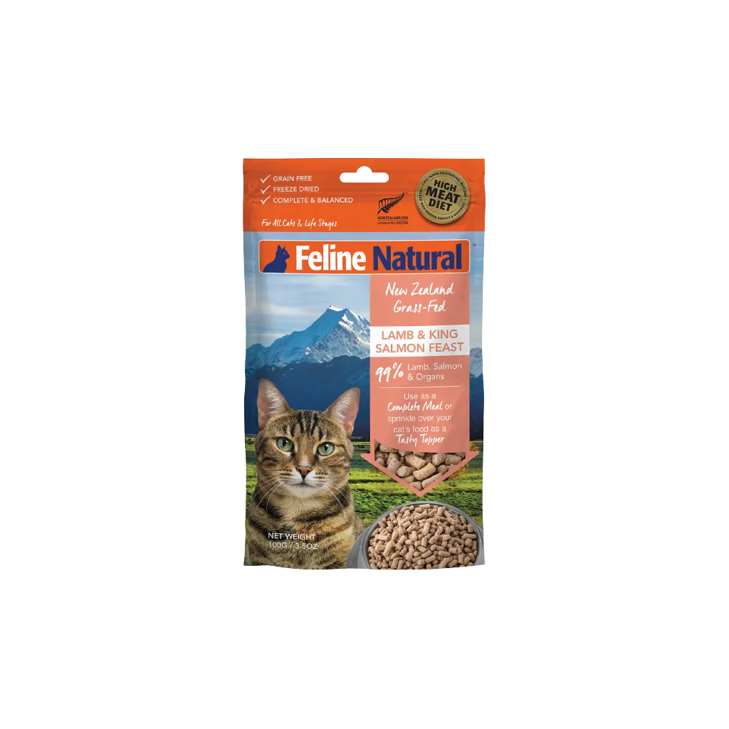 Lamb & King Salmon Feast Freeze-Dried Cat Food