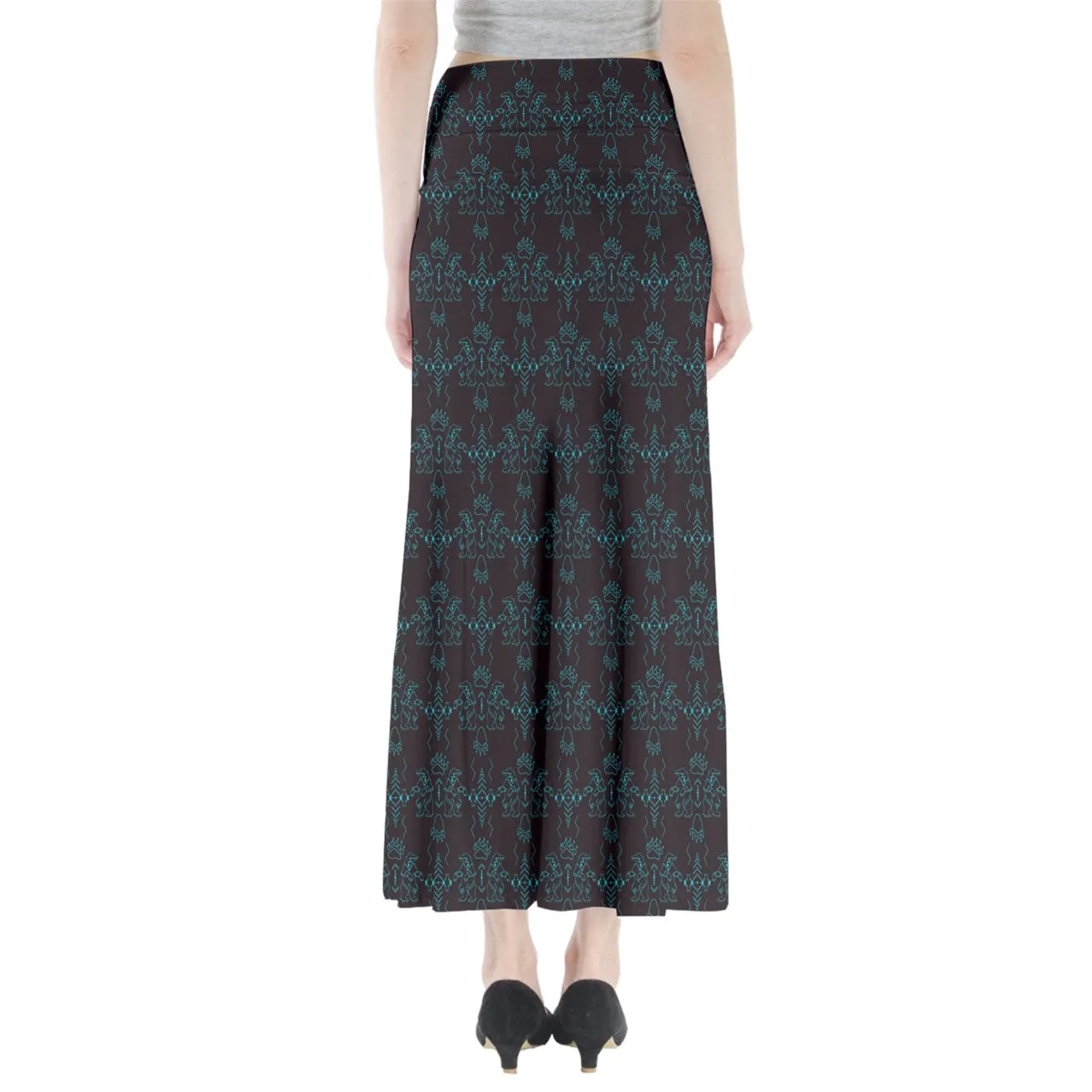 Ledger Bear Full Length Maxi Skirt