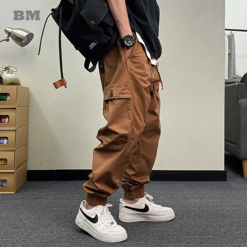 Loose Joggers Streetwear Cargo Pants Men Clothing Casual Trousers