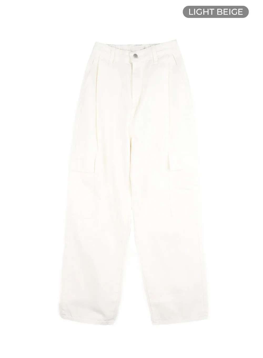 Low Rise Cotton Cargo Pants CM419